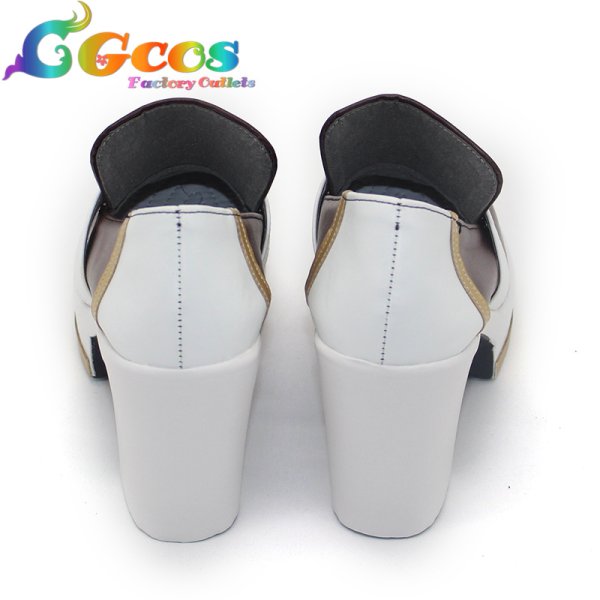 画像3: ウマ娘プリティーダービー　コスプレ靴　キングヘイロー　白く気高き激励の装　応援団衣装　コスプレブーツ　コスプレ衣装 (3)