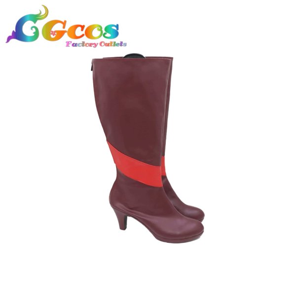 画像2: ハズビンホテル　Hazbin Hotel　コスプレ靴　アラスター　Alastor　コスプレブーツ　コスプレ衣装 (2)