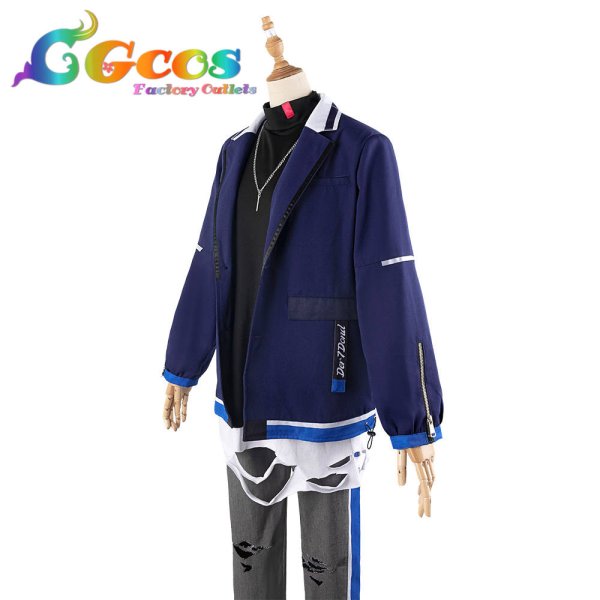 画像2: 50%OFF!　プロジェクトセカイ カラフルステージ!feat.初音ミク　カーム・ストリート　青柳冬弥　新デフォルト衣装　コスプレ衣装 (2)