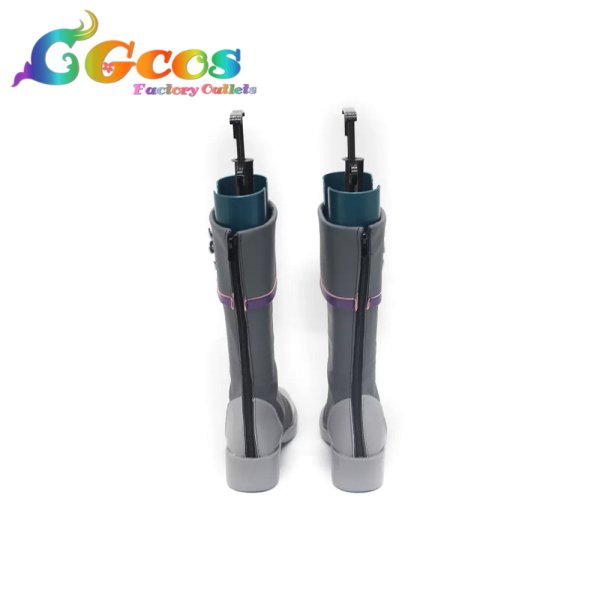 画像3: あんさんぶるスターズ!　コスプレ靴　追憶＊モノクロのチェックメイト　月永レオ　コスプレブーツ　コスプレ衣装 (3)