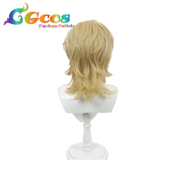 画像2: 崩壊:スターレイル ウィッグ アベンチュリン コスプレ衣装 (2)