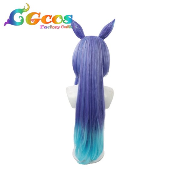 画像2: ウマ娘プリティーダービー ウィッグ ダイワスカーレット コスプレ衣装 (2)