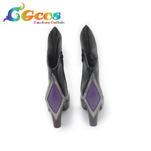 画像3: 崩壊：スターレイル　コスプレ靴　ブラックスワン　コスプレブーツ　コスプレ衣装 (3)