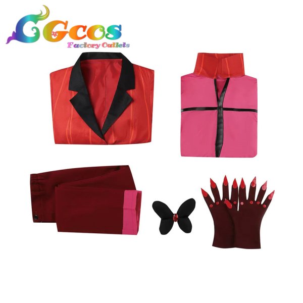 画像4: ハズビンホテル Hazbin Hotel アラスター Alastor コスプレ衣装 (4)