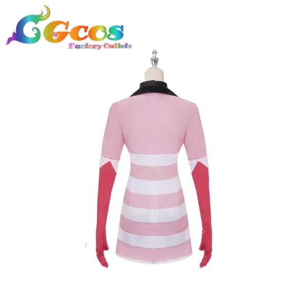 画像2: ハズビンホテル Hazbin Hotel エンジェル・ダスト Angel Dust 新バージョン コスプレ衣装 (2)