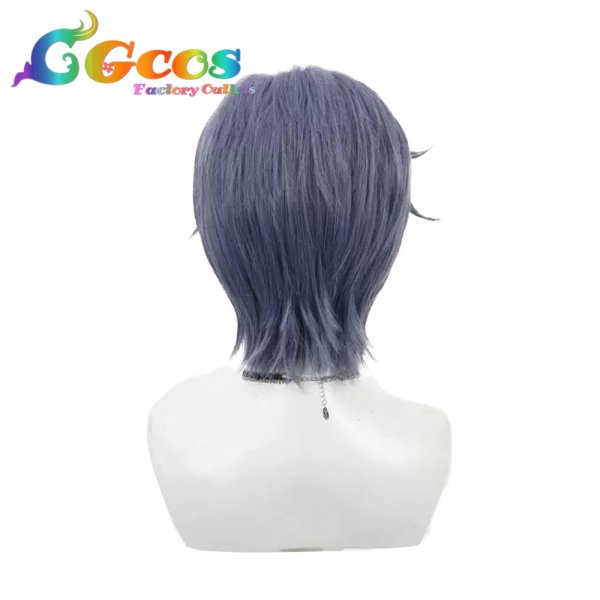 画像2: 無期迷途 Path to Nowhere ウィッグ 男局長 日輪に問ふ コスプレ衣装 (2)