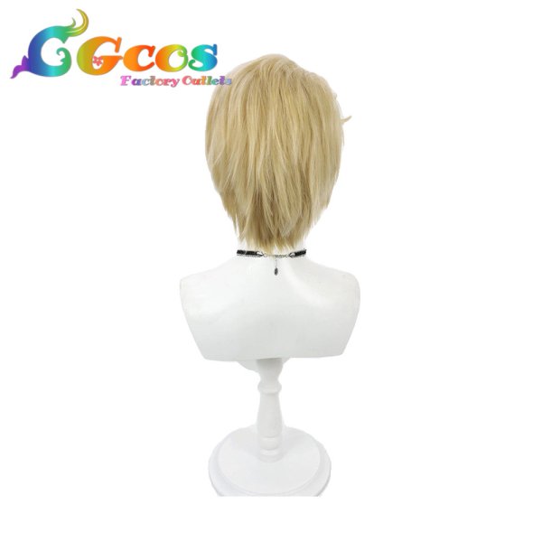 画像2: ハズビンホテル Hazbin Hotel ウィッグ ルシファー Lucifer Morningstar コスプレ衣装 (2)