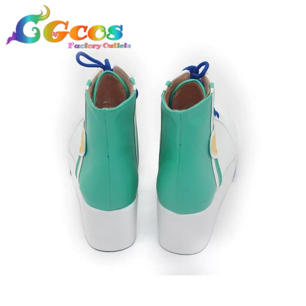 画像3: ウマ娘プリティーダービー　コスプレ靴　マチカネタンホイザ　ブルー・タービュランス　コスプレブーツ　コスプレ衣装 (3)