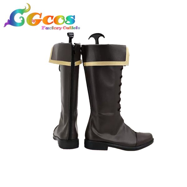 画像2: アークナイツ　コスプレ靴　レガトゥス・オレン　コスプレブーツ　コスプレ衣装 (2)