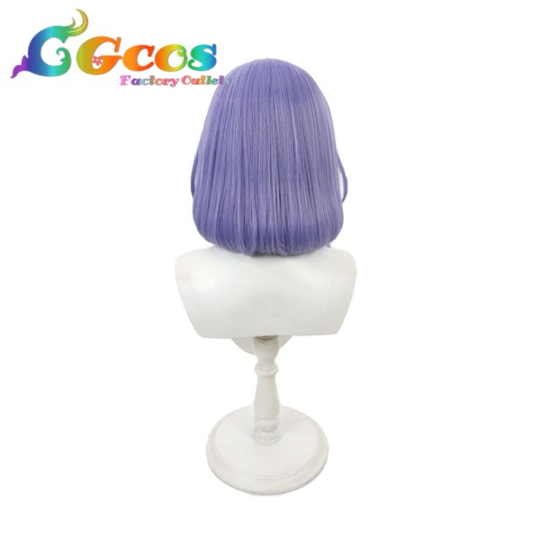 画像2: ブルーアーカイブ ウィッグ 扇喜アオイ コスプレ衣装 (2)