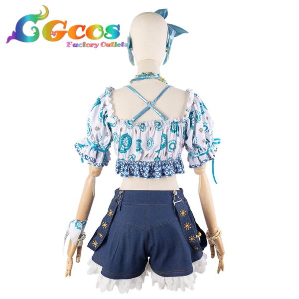 画像4: 50%OFF!　ラブライブ!蓮ノ空女学院スクールアイドルクラブ　夏めきペイン　日野下花帆　乙宗梢　コスプレ衣装 (4)