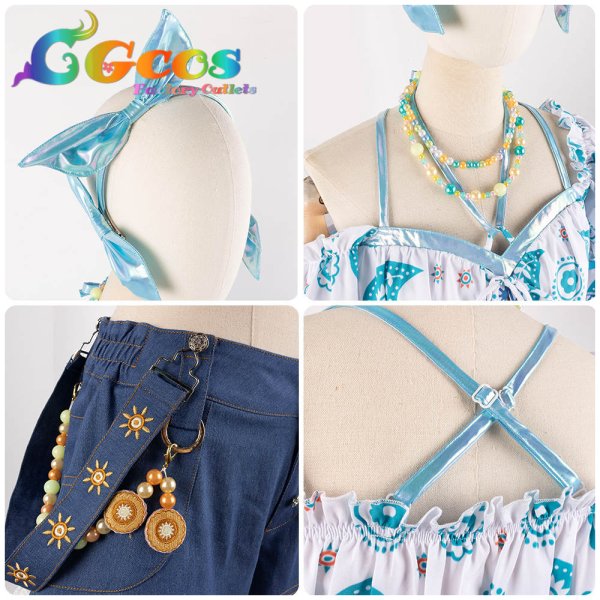 画像5: 50%OFF!　ラブライブ!蓮ノ空女学院スクールアイドルクラブ　夏めきペイン　日野下花帆　乙宗梢　コスプレ衣装 (5)