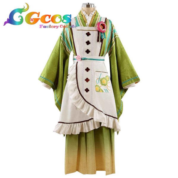 画像2: あんさんぶるスターズ!! 姫宮桃李 椎名ニキ 天祥院英智 紫之創 スカウト!恋こい喫茶 コスプレ衣装 (2)