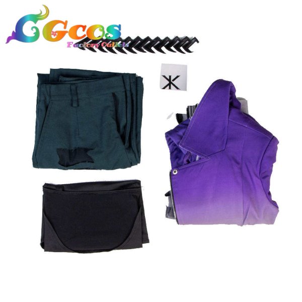 画像4: バーチャルYouTuber VTuber ChroNoiR 葛葉(くずは) VVSl コスプレ衣装 (4)