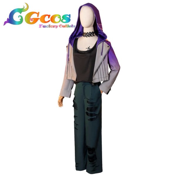 画像2: バーチャルYouTuber VTuber ChroNoiR 葛葉(くずは) VVSl コスプレ衣装 (2)