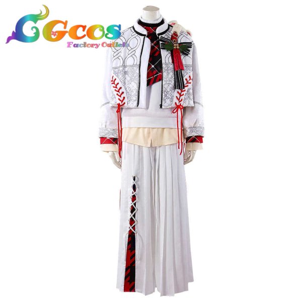 画像4: あんさんぶるスターズ!! 巴日和 月永レオ 乙狩アドニス 青葉つむぎ スカウト!ホワイトベア コスプレ衣装 (4)