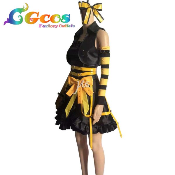 画像2: ラブライブ! School idol project スクフェスAC オリジナル衣装 第3弾 パンキッシュ・ロック・ガール 星空凛 コスプレ衣装 (2)