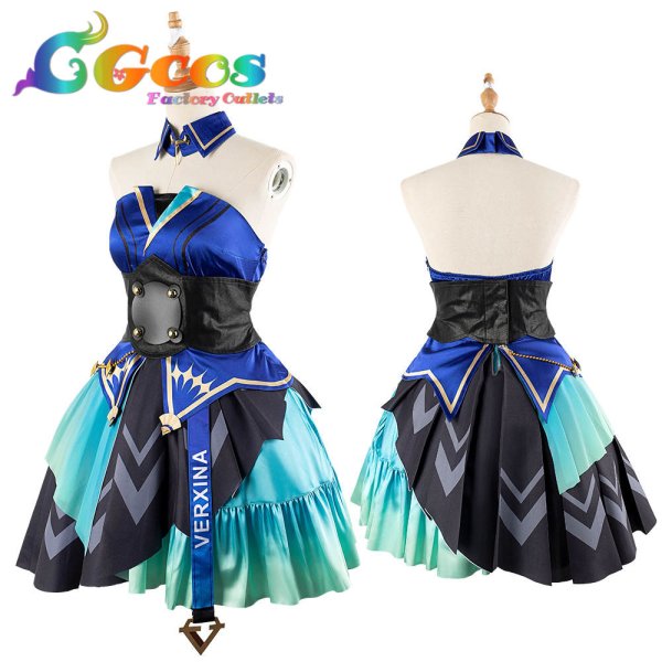 画像5: 「一部在庫あり」ウマ娘プリティーダービー ヴィルシーナ 勝負服 コスプレ衣装 (5)