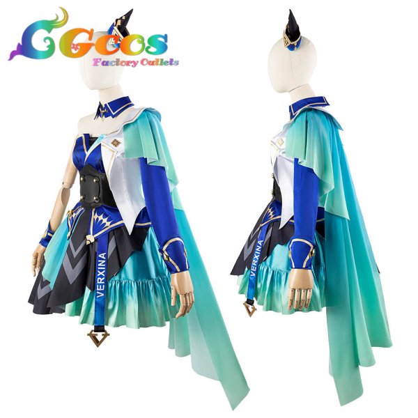 画像3: 「一部在庫あり」ウマ娘プリティーダービー ヴィルシーナ 勝負服 コスプレ衣装 (3)