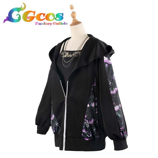 画像2: 「一部在庫あり」プロジェクトセカイ カラフルステージ! feat. 初音ミク 25時、ナイトコードで。 プロセカコラボ衣装 暁山瑞希 コスプレ衣装 (2)