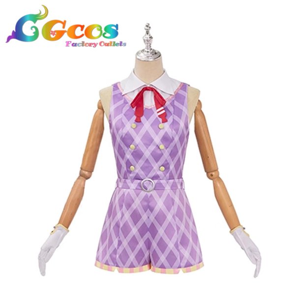 画像2: ラブライブ!スーパースター!! Liella! スクフェス2 嵐千砂都 コスプレ衣装 (2)