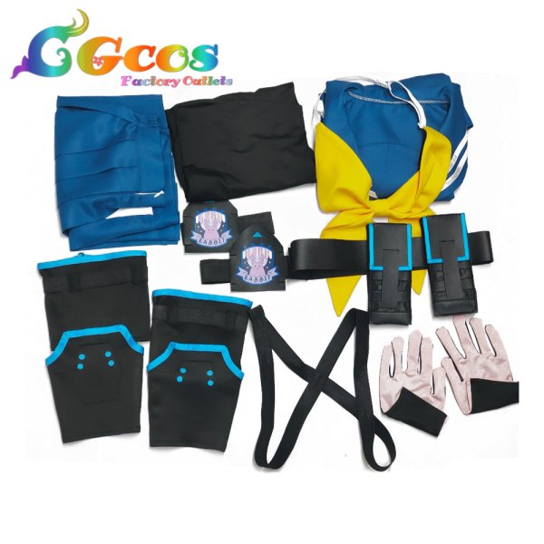 画像3: ブルーアーカイブ 空井サキ コスプレ衣装 (3)