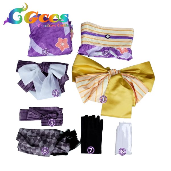 画像3: 魔法少女まどか☆マギカ 暁美ほむら 正月着物 コスプレ衣装 (3)