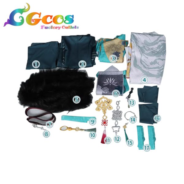 画像3: NU: カーニバル エイト 煙嵐の秘境 墨染の金風 コスプレ衣装 (3)