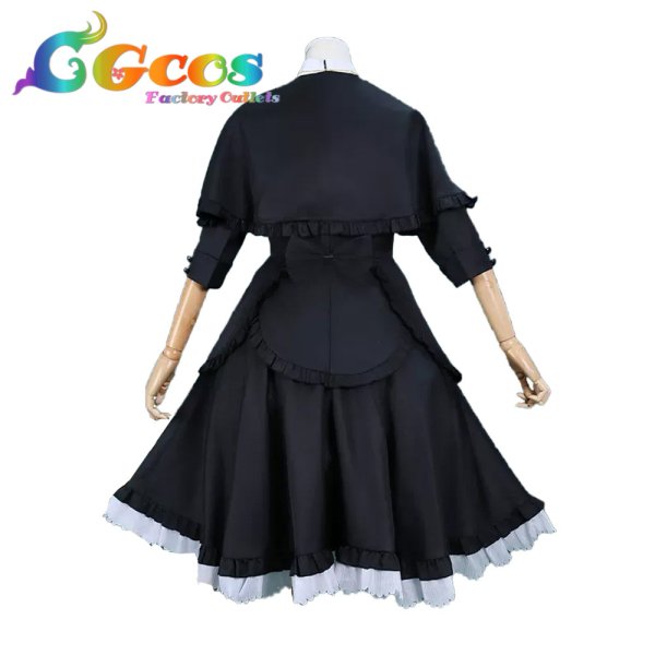 画像2: 魔法少女まどか☆マギカ 暁美ほむら  新編 叛逆の物語 黒いワンピース コスプレ衣装 (2)