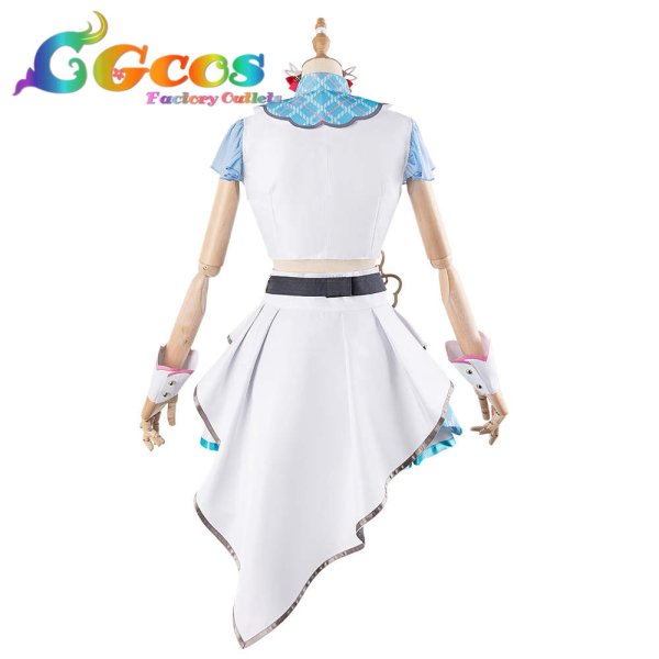 画像4: 「一部在庫あり」プロジェクトセカイ カラフルステージ!feat.初音ミク ラブリー・アイドル! 桃井愛莉 コスプレ衣装 (4)