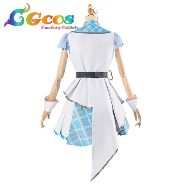 画像4: 「一部在庫あり」プロジェクトセカイ カラフルステージ!feat.初音ミク シャイニー・アイドル! 花里みのり コスプレ衣装 (4)