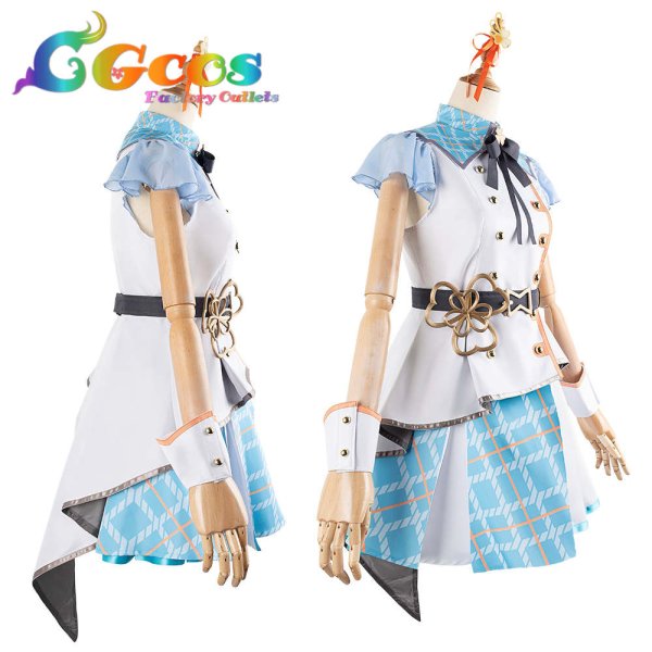 画像3: 「一部在庫あり」プロジェクトセカイ カラフルステージ!feat.初音ミク シャイニー・アイドル! 花里みのり コスプレ衣装 (3)