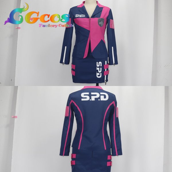 画像5: 特捜戦隊デカレンジャー 胡堂小梅 デカピンク コスプレ衣装 (5)