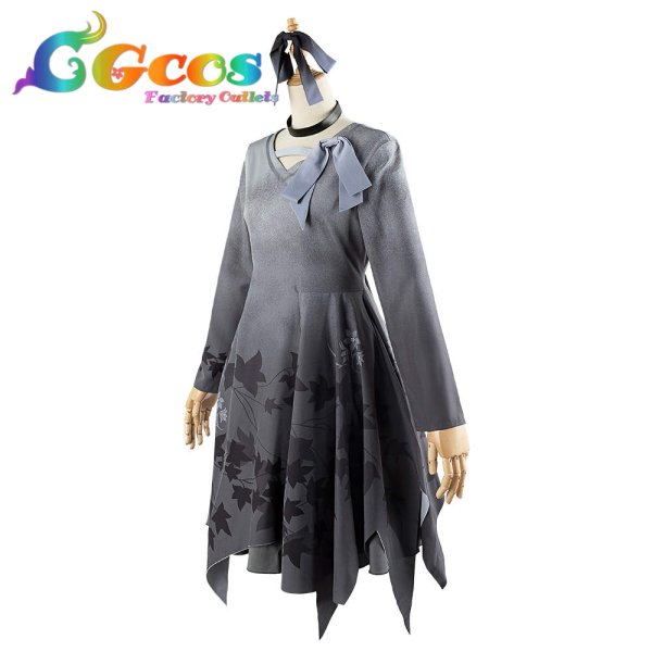 画像9: 「一部在庫あり」プロジェクトセカイ カラフルステージ！ feat. 初音ミク　朝比奈まふゆ　3rd Anniversary　25時、ナイトコードで。　コスプレ衣装 (9)