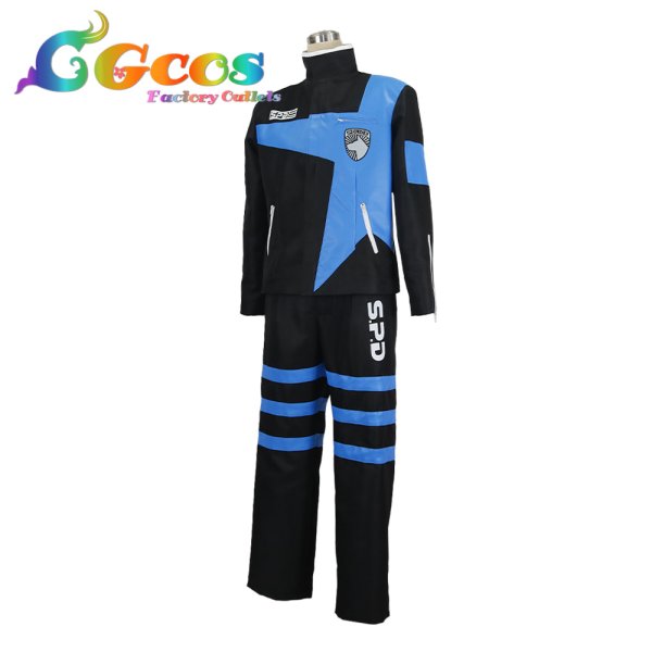 画像3: 特捜戦隊デカレンジャー 戸増宝児 制服 コスプレ衣装 (3)