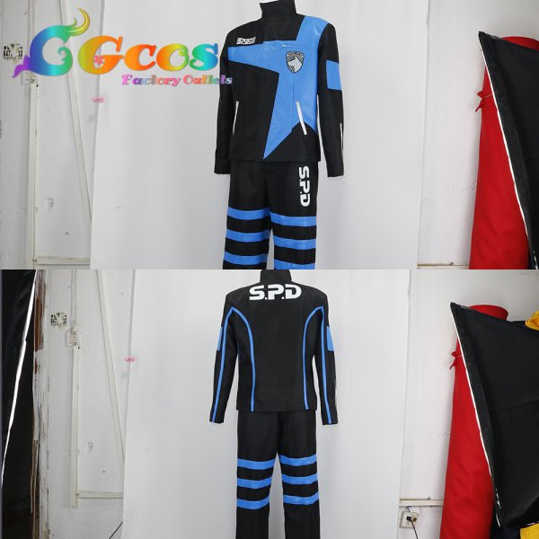画像5: 特捜戦隊デカレンジャー 戸増宝児 制服 コスプレ衣装 (5)