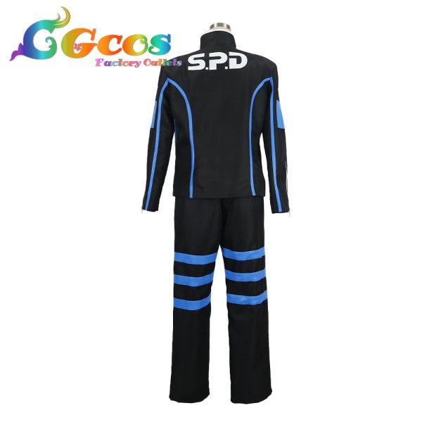 画像2: 特捜戦隊デカレンジャー 戸増宝児 制服 コスプレ衣装 (2)