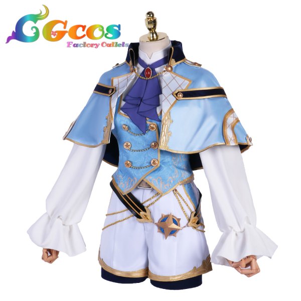 画像2: プロジェクトセカイ カラフルステージ!feat.初音ミク 淡く揺れる騎士装束 宵崎奏 あなたのために1杯を コスプレ衣装 (2)