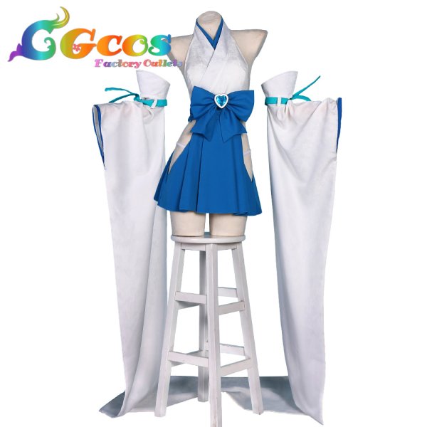 画像2: 魔法少女にあこがれて 水神小夜 マジアアズール 真化(ラ・ヴェリタ) コスプレ衣装 (2)