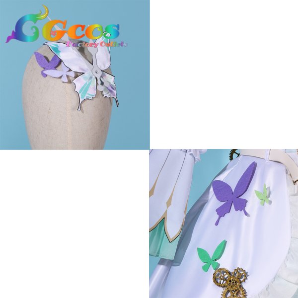 画像5: プロジェクトセカイ カラフルステージ!feat.初音ミク　東雲絵名　Trail of Butterflies　コスプレ衣装 (5)