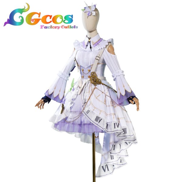 画像2: プロジェクトセカイ カラフルステージ!feat.初音ミク 朝比奈まふゆ Trail of Butterflies コスプレ衣装 (2)