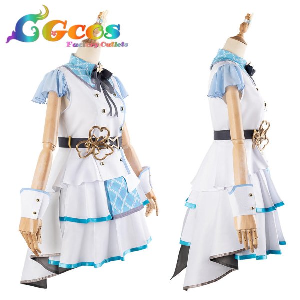 画像2: 「一部在庫あり」プロジェクトセカイ カラフルステージ!feat.初音ミク　トゥモロー・アイドル！　桐谷遥　コスプレ衣装 (2)