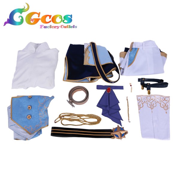 画像5: プロジェクトセカイ カラフルステージ!feat.初音ミク 淡く揺れる騎士装束 宵崎奏 あなたのために1杯を コスプレ衣装 (5)