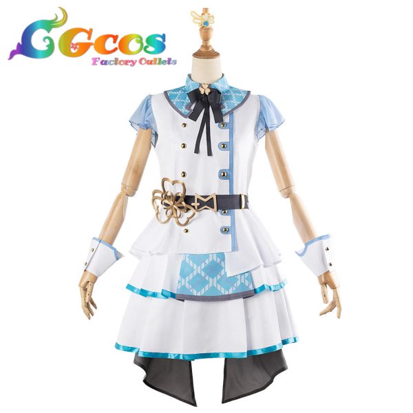 画像4: 「一部在庫あり」プロジェクトセカイ カラフルステージ!feat.初音ミク　トゥモロー・アイドル！　桐谷遥　コスプレ衣装 (4)