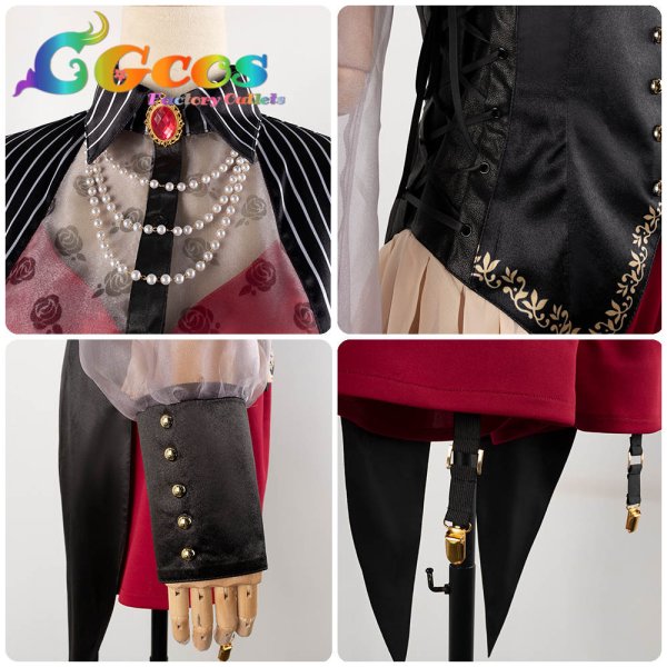 画像7: 「一部在庫あり」BanG Dream!  Ave Mujica 1st LIVE「Perdere Omnia」 祐天寺にゃむ コスプレ衣装 (7)