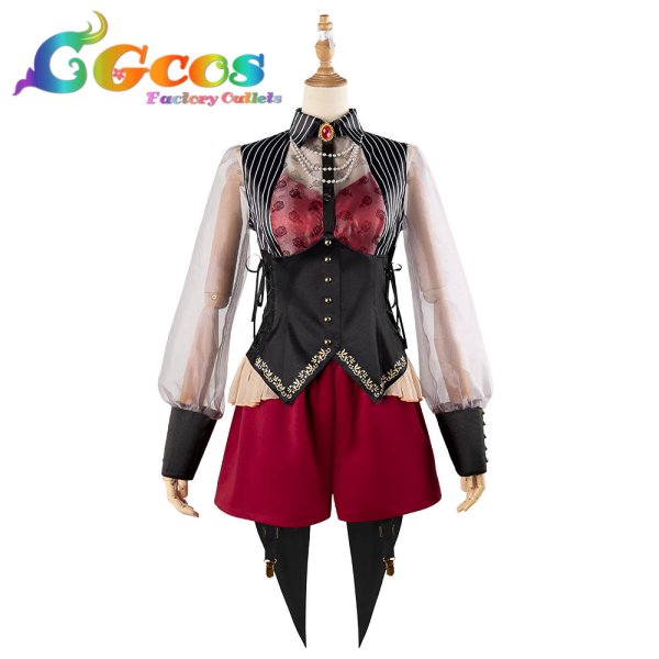 画像3: 「一部在庫あり」BanG Dream!  Ave Mujica 1st LIVE「Perdere Omnia」 祐天寺にゃむ コスプレ衣装 (3)