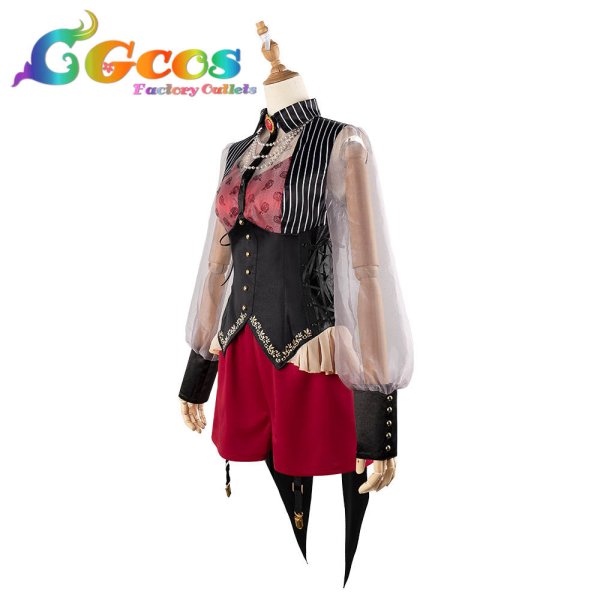 画像4: 「一部在庫あり」BanG Dream!  Ave Mujica 1st LIVE「Perdere Omnia」 祐天寺にゃむ コスプレ衣装 (4)