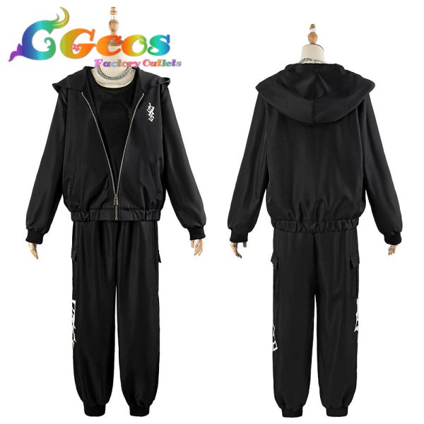 画像10: 「一部在庫あり」プロジェクトセカイ カラフルステージ！ feat. 初音ミク　Vivid BAD SQUAD　東雲彰人　プロセカコラボ衣装　コスプレ衣装 (10)