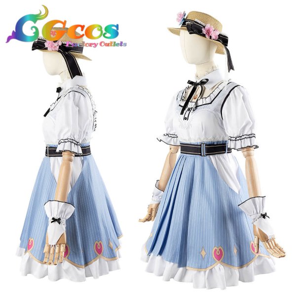 画像5: 「一部在庫あり」バーチャルYouTuber　VTuber　さくらみこ　おめかしデート服　生誕祭　コスプレ衣装 (5)