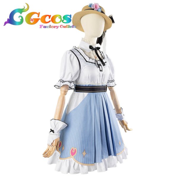 画像2: 「一部在庫あり」バーチャルYouTuber　VTuber　さくらみこ　おめかしデート服　生誕祭　コスプレ衣装 (2)